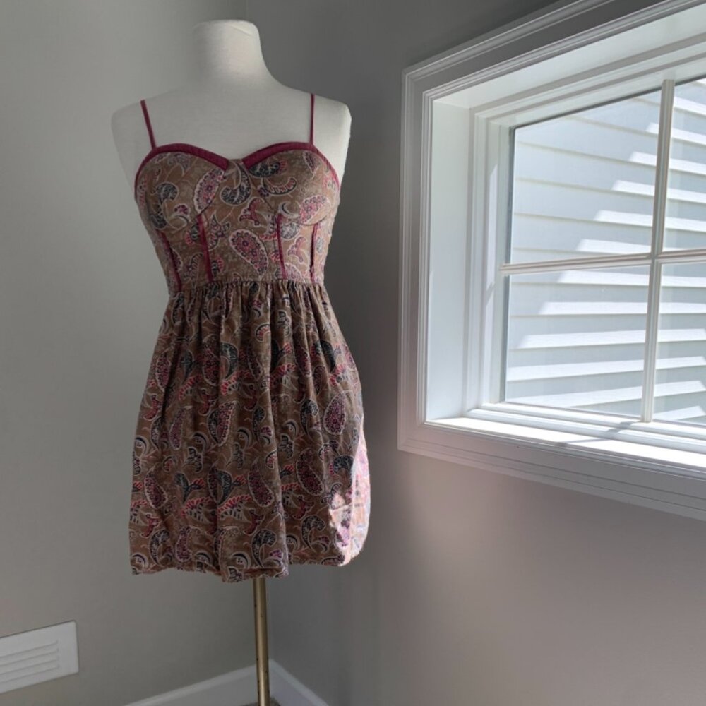 Band of Gypsies Paisley Bustier Dress
